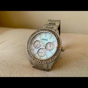 Fossil Stainless Steel Chronograph Watch